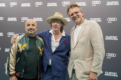 Sandro Giampietro, Helge Schneider, Christoph Gr?ner-stock-photo
