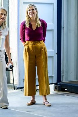 Queen Máxima pays working visit to Radboud University Medical Center, Nijmegen, The Netherlands-stock-foto