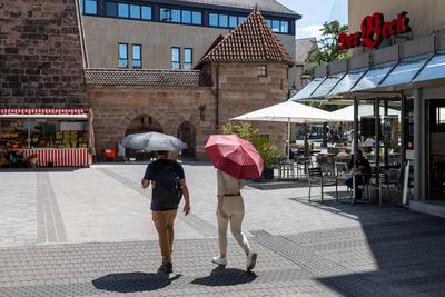 Hitzewelle in N?rnberg, 01.07..2025-stock-photo