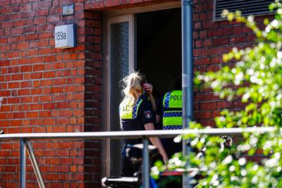 Polizeieinsatz nach Toetungsdelikt in Hamburg-Bramfeld, 01.07.2025-stock-foto