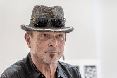 Eigene Briefmarken f?r die deutsche Rock-Formation Scorpions.-stock-foto