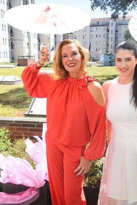 Berlin Fashion Week: Anja Gockel Fashion Show-stock-foto
