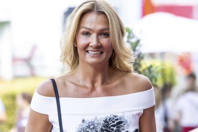 Franziska van Almsick es schwimmerin zu Gast auf der CHIO Aachen Media Night zur eroeffnung des CHIO Aachen Pferdesport Turnier am 01.Juli 2025 in Aachen n Aachen, NRW Deutschland *** Franziska van Almsick the swimmer as guest at the CHIO Aachen Media Night for the opening of the CHIO Aachen horse show on July 01, 2025 in Aachen n Aachen, NRW Germany-stock-photo