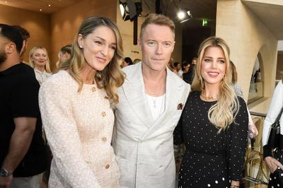 Storm Keating, Ronan Keating, Sylvie Meis-stock-photo