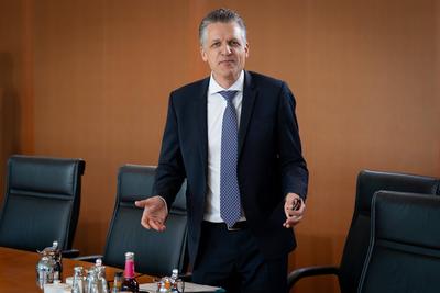 Kabinettsitzung, Bundesregierung, Auftakt-stock-foto