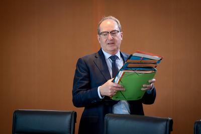 Kabinettsitzung, Bundesregierung, Auftakt-stock-foto