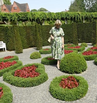 Queen Mathilde visits the van Buuren Museum & Gardens-stock-photo