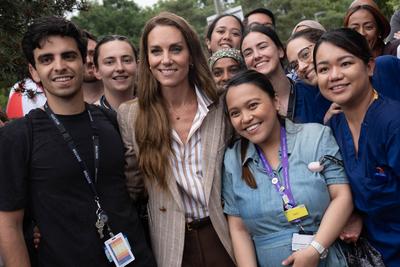 Kate Middleton in Colchester-stock-photo