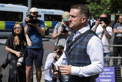 Stephen Yaxley Lennon Southwark Crown Court-stock-photo