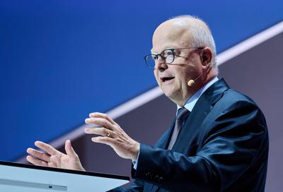 Bankwirtschaftliche Tagung - Michael Theurer-stock-foto