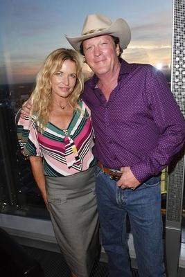 DeAnna Madsen mit Gatte Michael Madsen beim Vorempfang zur 29. Verleihung des Hessischen Film- und Kinopreises in der He-stock-foto