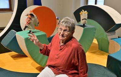 Ausstellungstipp: Renate M?ller ? Spielzeug + Design im Wasserschloss Klaffenbach-stock-foto