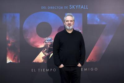 Sam Mendes beim Photocall zum Kinofilm 1917 im Hotel Villamagna. Madrid, 03.12.2019 *** Sam Mendes at the Photocall for-stock-foto