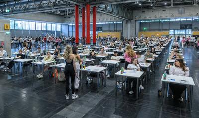 20250704 PG Aufnahmetests fuer die MedUni Wien-stock-foto