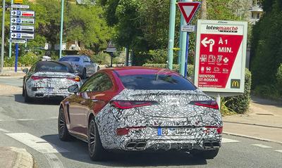 Erlk?nig Mercedes are  seen in the South of France-stock-photo