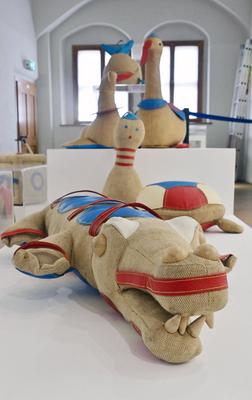 Ausstellungstipp: Renate M?ller ? Spielzeug + Design im Wasserschloss Klaffenbach-stock-foto