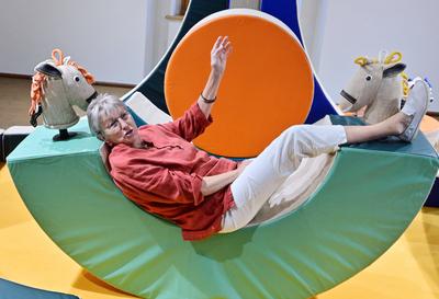 Ausstellungstipp: Renate M?ller ? Spielzeug + Design im Wasserschloss Klaffenbach-stock-foto