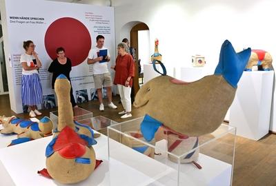 Ausstellungstipp: Renate M?ller ? Spielzeug + Design im Wasserschloss Klaffenbach-stock-foto