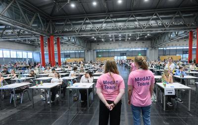 20250704 PG Aufnahmetests fuer die MedUni Wien-stock-foto