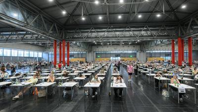 20250704 PG Aufnahmetests fuer die MedUni Wien-stock-foto