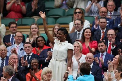 Wimbledon Tennis Championships-Day Six-stock-foto