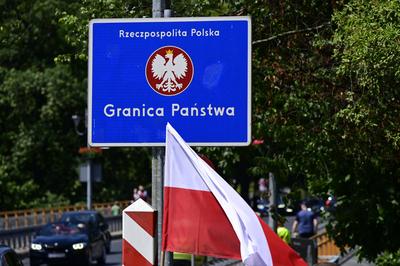 Grenzkontrollen an der deutsch-polnischen Grenze in G?rlitz-stock-foto