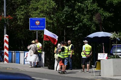 Grenzkontrollen an der deutsch-polnischen Grenze in G?rlitz-stock-foto