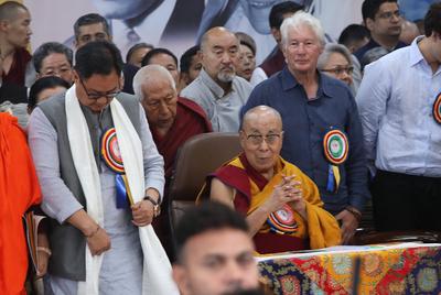 The Dalai Lama's 90th birth anniversary celebrations, in Dharamshala, India-stock-foto