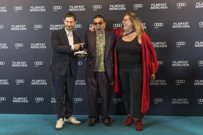 Clemens Schick , Soujiro Sanada, Anna Hints-stock-foto