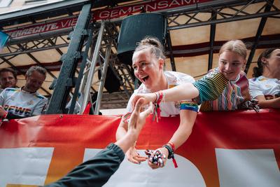 06.07.2025, CSD K?ln 2025, Parade und Demonstration f?r Vielfalt und Gleichberechtigung-stock-foto