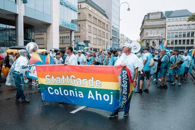 06.07.2025, CSD K?ln 2025, Parade und Demonstration f?r Vielfalt und Gleichberechtigung-stock-foto
