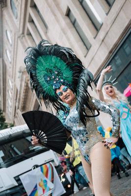 06.07.2025, CSD K?ln 2025, Parade und Demonstration f?r Vielfalt und Gleichberechtigung-stock-foto