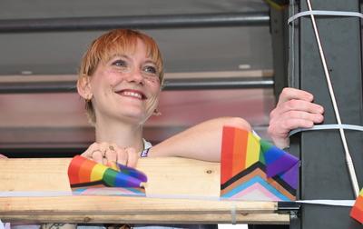 CSD Christopher Street Day in K?ln-stock-foto