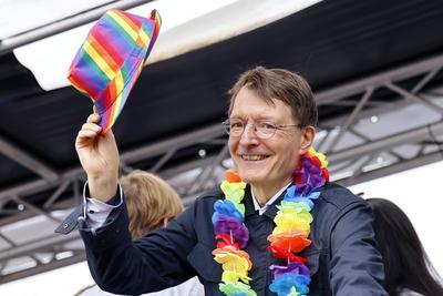 Karl Lauterbach-stock-foto