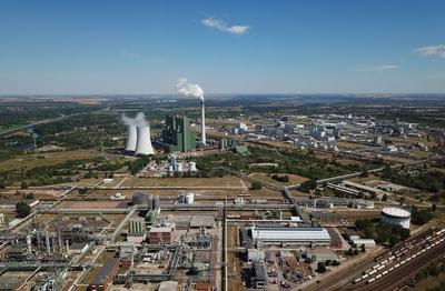 06 08 2018 Die Dow Olefinverbund GmbH mit Sitz in Schkopau Sachsen Anhalt ist ein Tochterunterneh-stock-foto