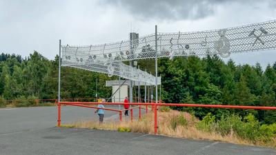 Das Erzgebirge feiert einen neuen Weltrekord! In Ehrenfriedersdorf an der Touristenattraktion Am Sauberg wurde am Sonnta-stock-foto