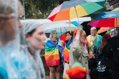 06.07.2025, CSD K?ln 2025, Parade und Demonstration f?r Vielfalt und Gleichberechtigung-stock-foto