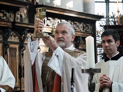 Gregor Maria Hanke OSB, wurde 2006 durch Papst Benedikt XVI. als Nachfolger von Walter Mixa zum 82. Bischof von Eichst?t-stock-photo
