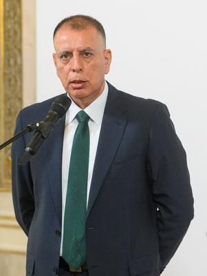 20250707 Doorstep des Inneministers mit dem Jordanischeninnenministers-stock-foto