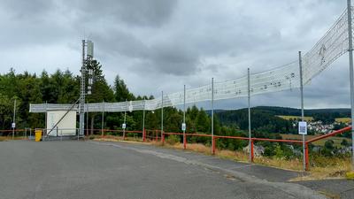 Das Erzgebirge feiert einen neuen Weltrekord! In Ehrenfriedersdorf an der Touristenattraktion Am Sauberg wurde am Sonnta-stock-foto