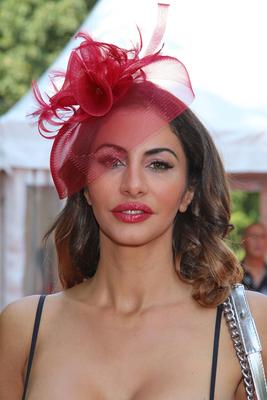 Janina Youssefian, Audi Ascot Renntag auf der Neue Bult Rennbahn, Hannover, 19.08.2018 *** Janina Youssefian, Audi Ascot-stock-foto