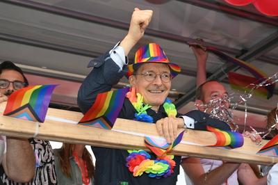 CSD Christopher Street Day in K?ln-stock-foto