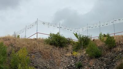 Das Erzgebirge feiert einen neuen Weltrekord! In Ehrenfriedersdorf an der Touristenattraktion Am Sauberg wurde am Sonnta-stock-foto