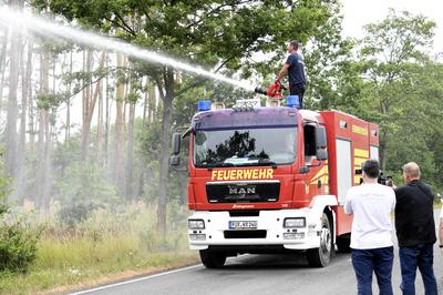 L?schfahrzeug der Feuerwehr-stock-foto