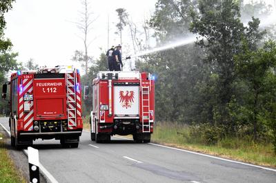 L?schfahrzeug der Feuerwehr-stock-foto