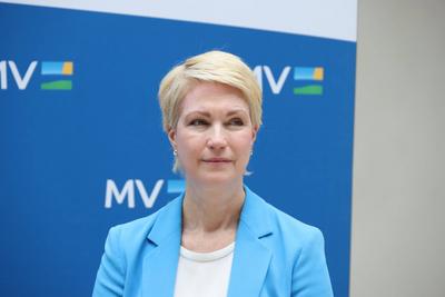 Kabinett Manuel Schwesig SPD und Carsten Schneider-stock-foto