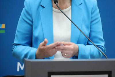 Kabinett Manuel Schwesig SPD und Carsten Schneider-stock-foto