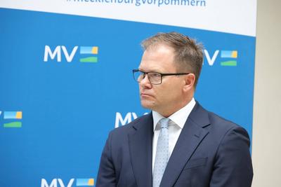 Kabinett Manuel Schwesig SPD und Carsten Schneider-stock-foto