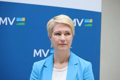 Kabinett Manuel Schwesig SPD und Carsten Schneider-stock-foto