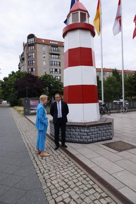 Kabinett Manuel Schwesig SPD und Carsten Schneider-stock-foto
